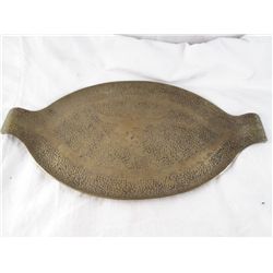 WWII LUFTWAFFE TRENCH ART BRASS TRAY