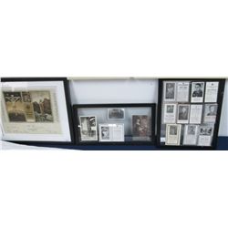 LOT OF 3 CASED GERMAN MILITARY DEATH CARDS & PHOTO