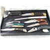 Image 1 : LOT (9) ASSORTED BRAND SINGLE BLADE FOLDING KNIVES