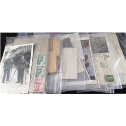 TRAY LOT WWII GERMAN PHOTOS, POSTCARDS, LETTERS