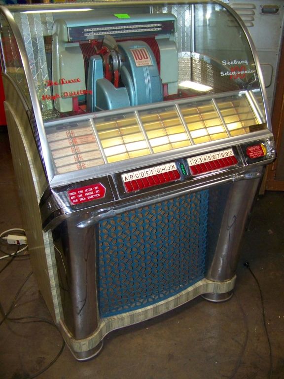 Jukebox Coin Machine 1953 G SEEBURG ANTIQUE JUKEBOX COIN OP
