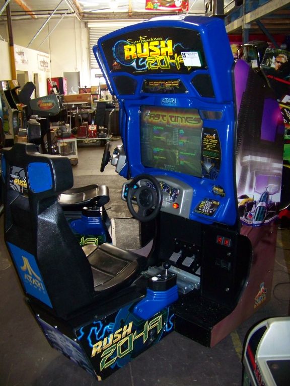 RUSH 2049 ATARI RACING ARCADE GAME
