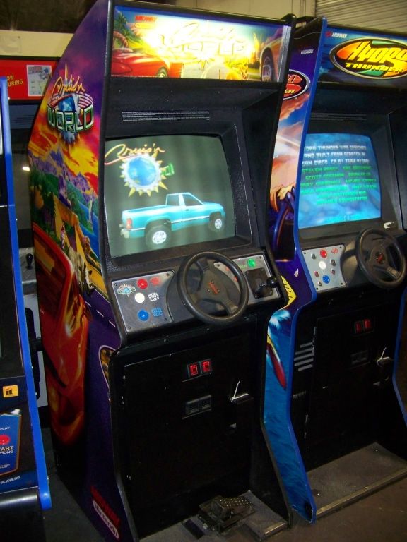 CRUISIN WORLD UPRIGHT ARCADE RACING GAME