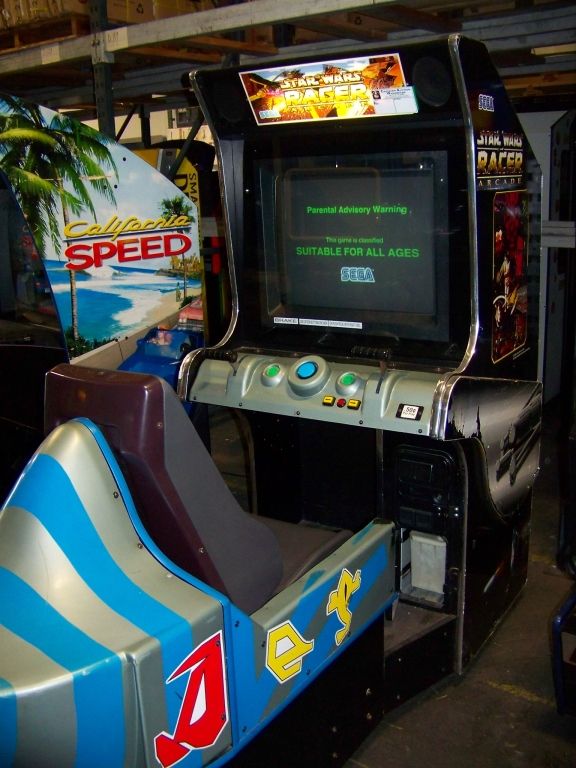 STAR WARS POD RACER DX 33" ARCADE GAME SEGA