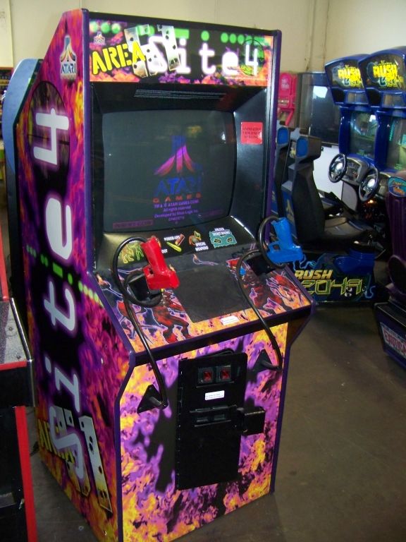 SITE 4 AREA 51 DEDICATED ARCADE SHOOTER GAME ATARI
