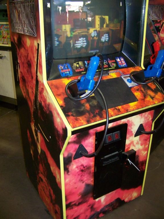MAXIMUM FORCE DEDICATED SHOOTER ARCADE GAME ATARI