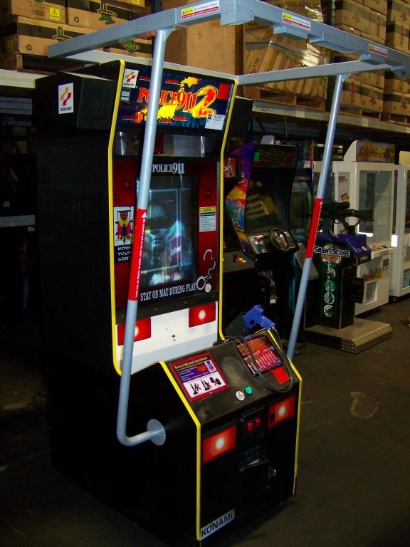 Police Arcade POLICE 911 2 SHOOTER ARCADE GAME SIMULATOR KONAMI