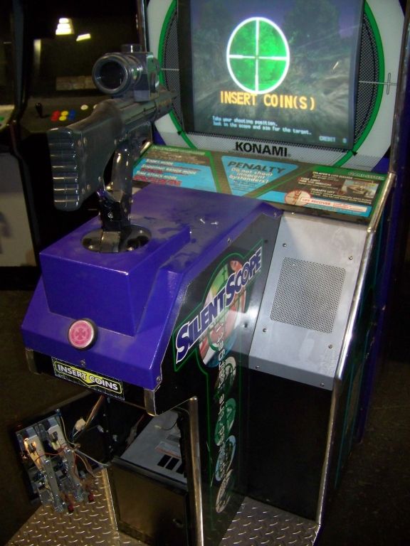 SILENT SCOPE KONAMI ARCADE GAME SHOOTER