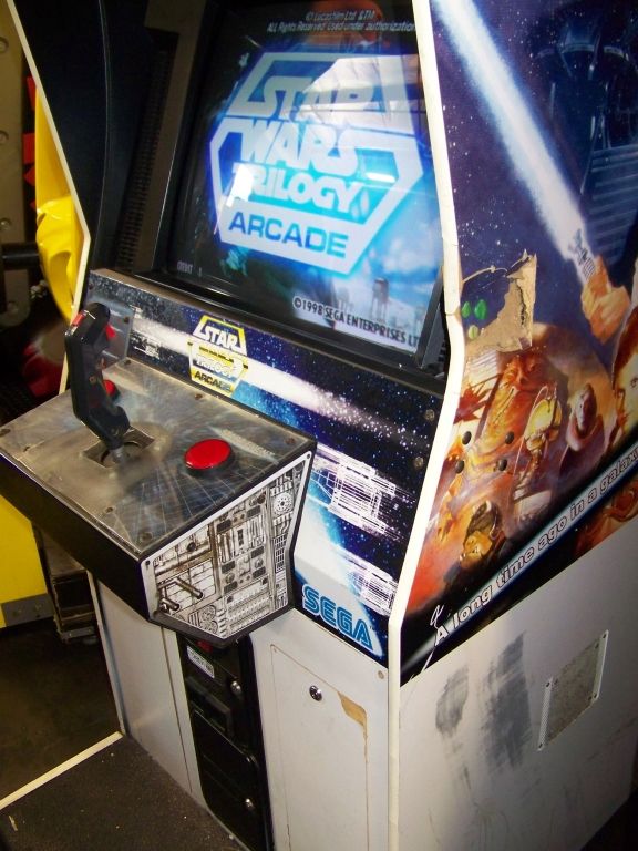 STAR WARS TRILOGY UPRIGHT ARCADE GAME W/ SEAT