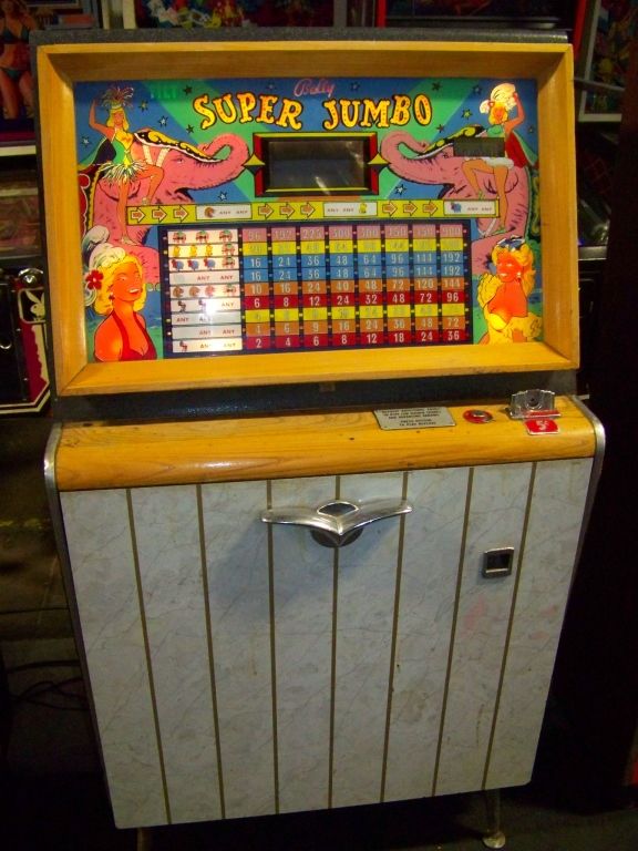 BALLY SUPER JUMBO CONSOLE SLOT MACHINE