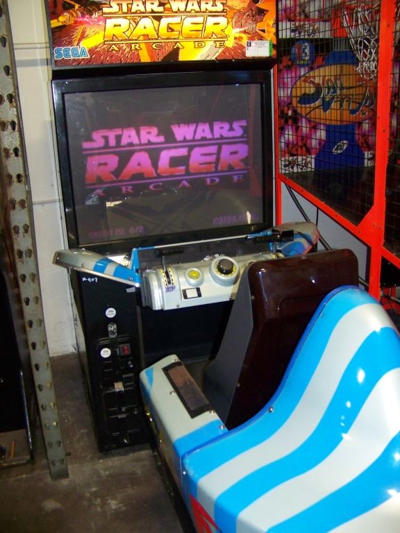 STAR WARS POD RACER DELUXE 50" ARCADE GAME SEGA