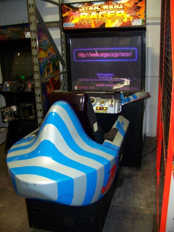 STAR WARS POD RACER DELUXE 50" ARCADE GAME SEGA