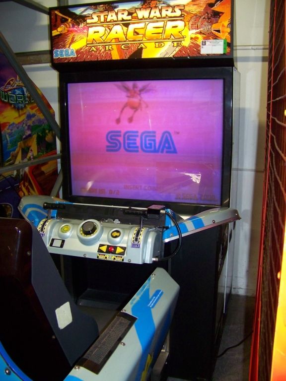 STAR WARS POD RACER DELUXE 50" ARCADE GAME SEGA