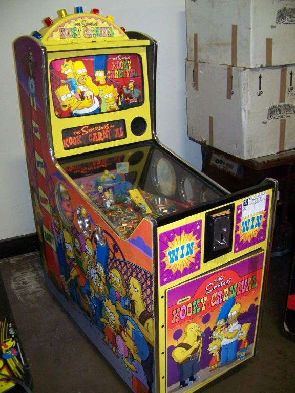 THE SIMPSONS KOOKY CARNIVAL TICKET REDEMPTION GAME
