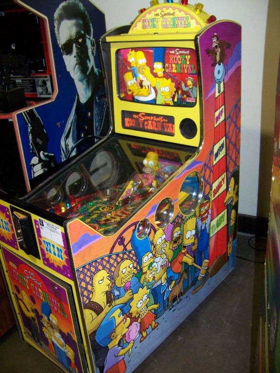 THE SIMPSONS KOOKY CARNIVAL TICKET REDEMPTION GAME