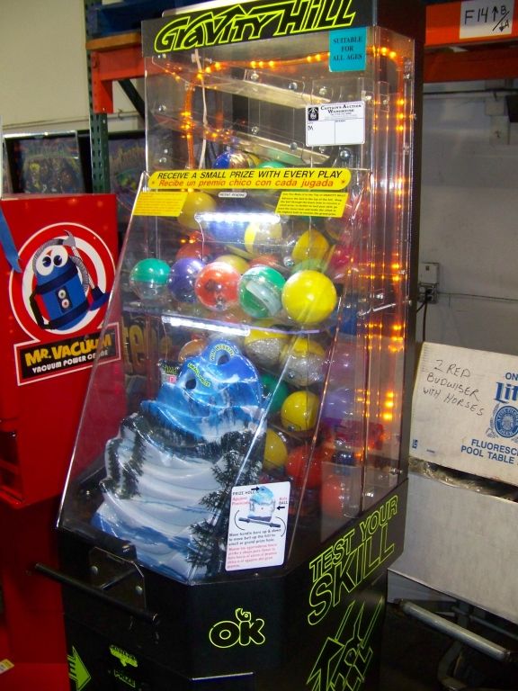 GRAVITY HILL PRIZE REDEMPTION GAME OK MFG.