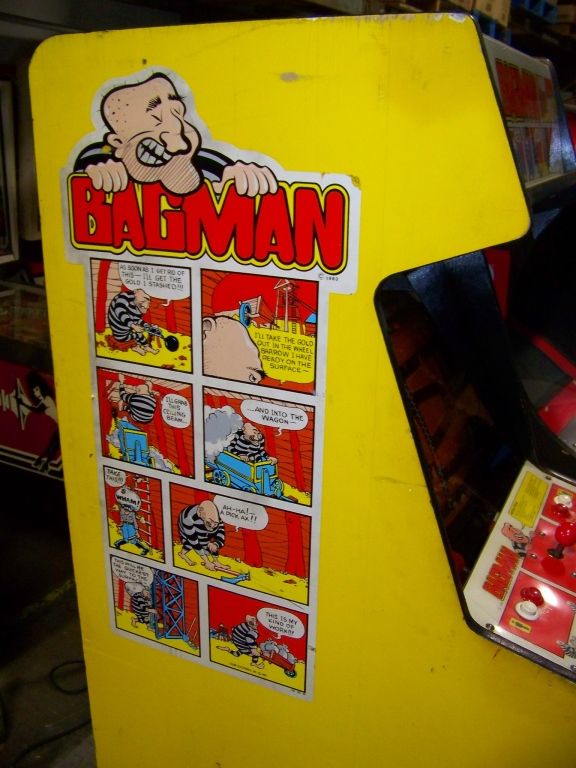 BAGMAN ARCADE GAME STERN/SEEBURG CLASSIC