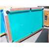 Image 1 : 8' POOL TABLE VALLEY SLATE GREEN TOP