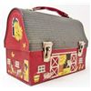 Image 1 : VINTAGE C. 1950'S BARN DOME METAL LUNCH BOX