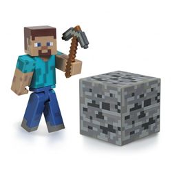 NEW  MINECRAFT Overworld Core STEVE Action Figure Toy