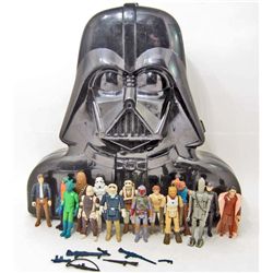 1977 STAR WARS KENNER DARTH VADER CASE & ACTION FIGURES