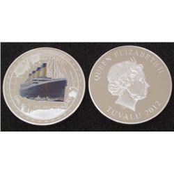 TITANIC 100TH ANNIVERSARY 1 TROY OZ COMMEMORATIVE COIN