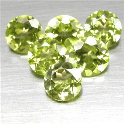 LOT OF 4.89 CTS. GREEN PAKISTAN PERIDOT - 9 PIECES