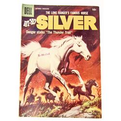 1957 HI-YO SILVER NO. 24 COMIC BOOK WITH 10 CENT COVER