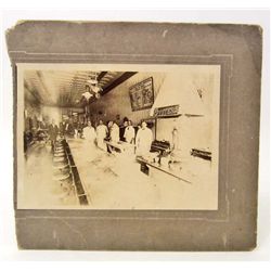 ANTIQUE BLACK AMERICANA PHOTO OF BRUNSWICK LUNCH COUNTER