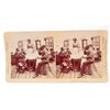 Image 1 : 1897 BLACK AMERICANA STEREOVIEW CARD - PASTORAL VISIT