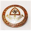 Image 1 : NAZI GERMAN LABOR KORPS ENAMELED PARTY BADGE
