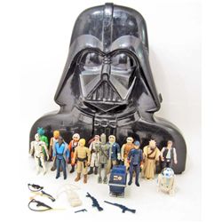 1977 STAR WARS KENNER DARTH VADER CASE & ACTION FIGURES