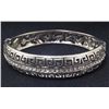 Image 1 : WHITE GOLD PLATED AUSTRIAN CRYSTAL BRACELET