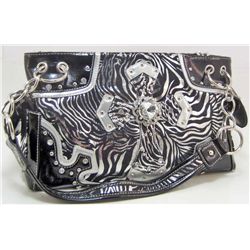 NEW WESTERN BLING STYLE LARGE CROSS PURSE HANDBAG