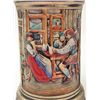 Image 2 : VINTAGE WEST GERMANY ART POTTERY HAND PAINTED STEIN