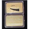 Image 1 : TITANIC 1 OZ. .999 GOLD CLAD INGOT BAR
