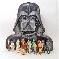 1977 STAR WARS KENNER DARTH VADER CASE & ACTION FIGURES