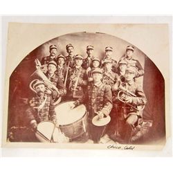 ANTIQUE PHOTO OF A BAND FROM CHICO CALIFORNIA