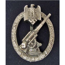 NAZI GERMAN ANTI AIRCRAFT GUNNER BADGE