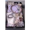Image 1 : Tray lot of brand new Pandora style glass and silver beads etc. plus a bag filled with bracelets and