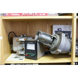 A selection of ham radio antenna rotors and meters including two CDR rotors a Elevation Rotator KR 5