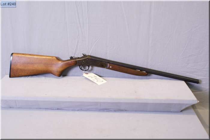 Harrington & Richardson Mod M48 Topper .12 Ga single shot break action ...
