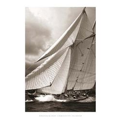Christian Fevrier Schooner Mariette Sail Boat Print