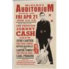 Image 1 : Johnny Cash, Waterloo, Iowa, 1967 Repro Concert Poster