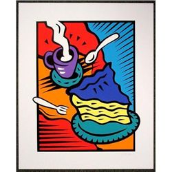 S/N Burton Morris Pop Art Print AFTERNOON DELIGHT