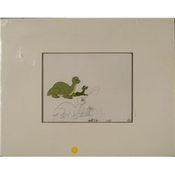 Dink the Dinosaur Original Production Cel & Drawing