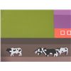 Image 2 : Steve Horan Signed Modern Rural Print Cows Holsteins