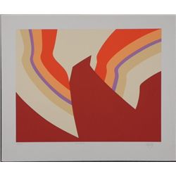 Doug Danz Signed Abstract Print Proof Phoenix I