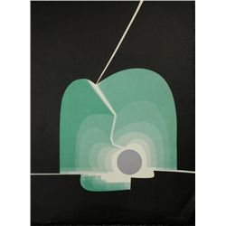 1980 Artist Signed & Numbered Center of the Earth Print