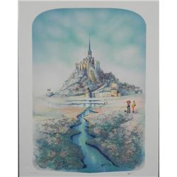 Artist Signed and Numbered Art Print -Cathedral on Hill